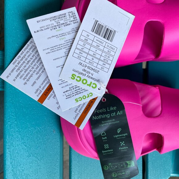 Crocs, Platform Summer Shoes, NEW! - Picture 10 of 10